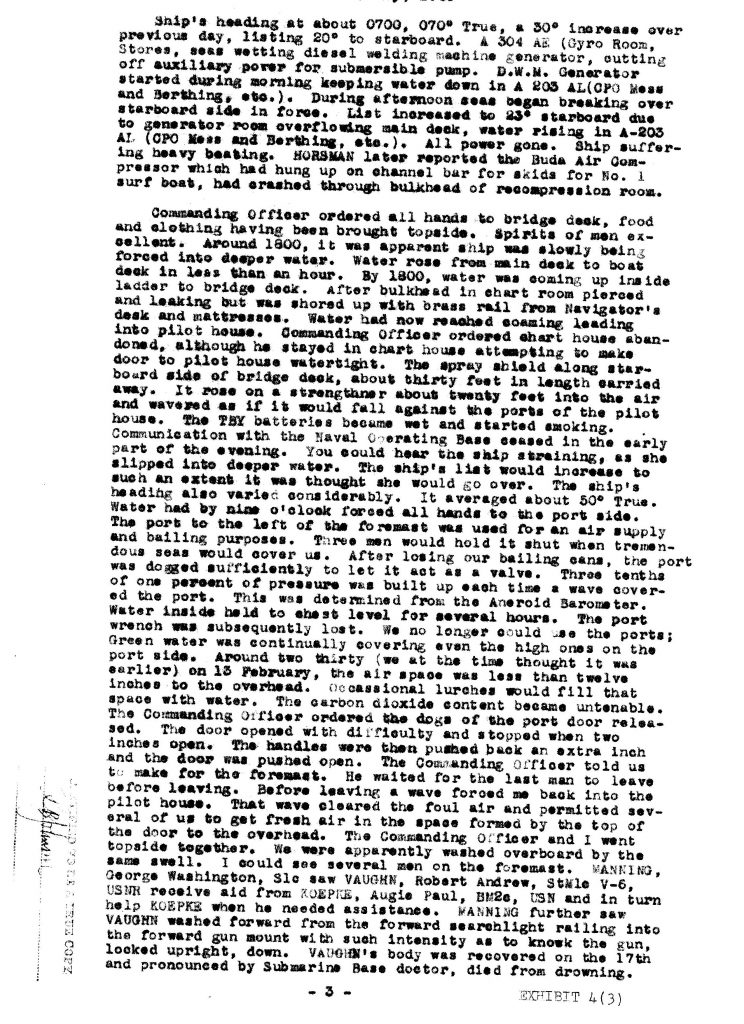 GFL Narrative of USS Macaw p. 3