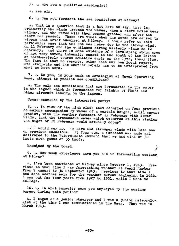 Macaw Board of Investigation p. 50